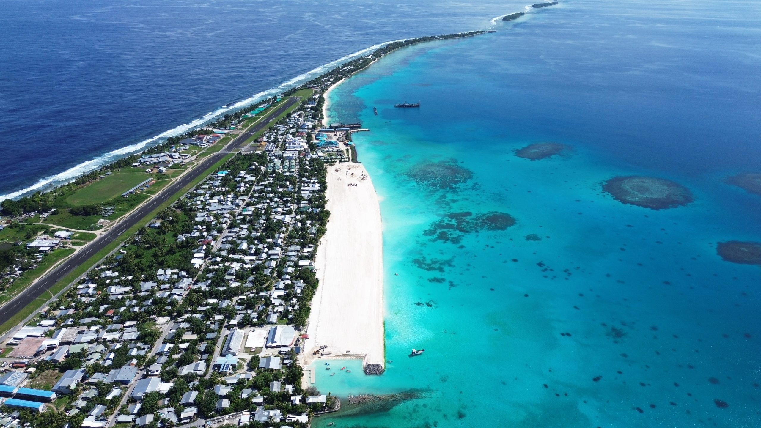 The Tuvalu Coastal Adaptation Project in the capital Funafuti.